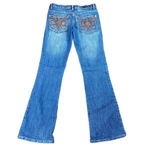 Rock & Republic Roth Flare Jeans #7058 Sz 28 Y2K